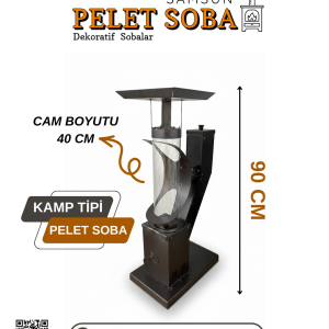 Kamp Tipi 90 CM Pelet Soba
