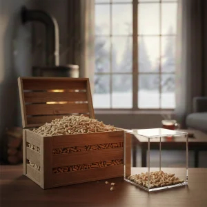 Silindir Formu Çam Pelet